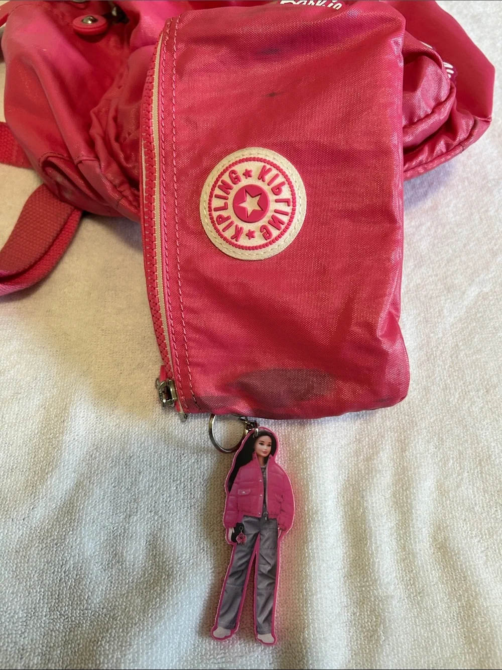 Kipling Barbie Pink Mini Backpack